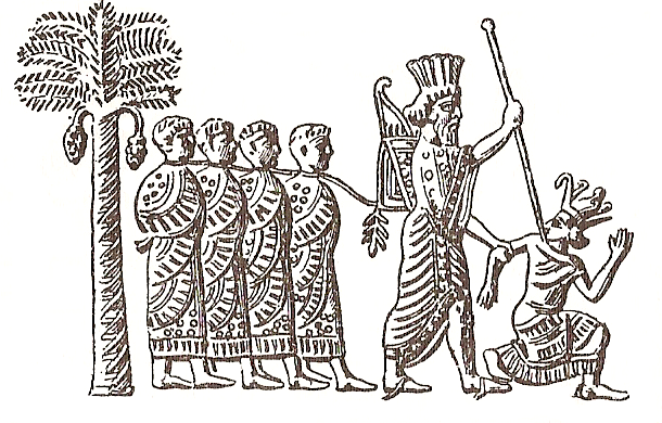 Cambyses II capturing Psamtik III